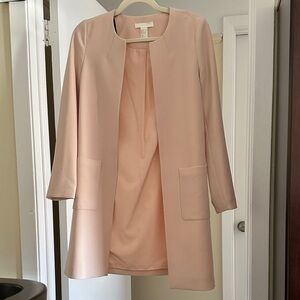 H&M Light Pink Women's Blazer Coat